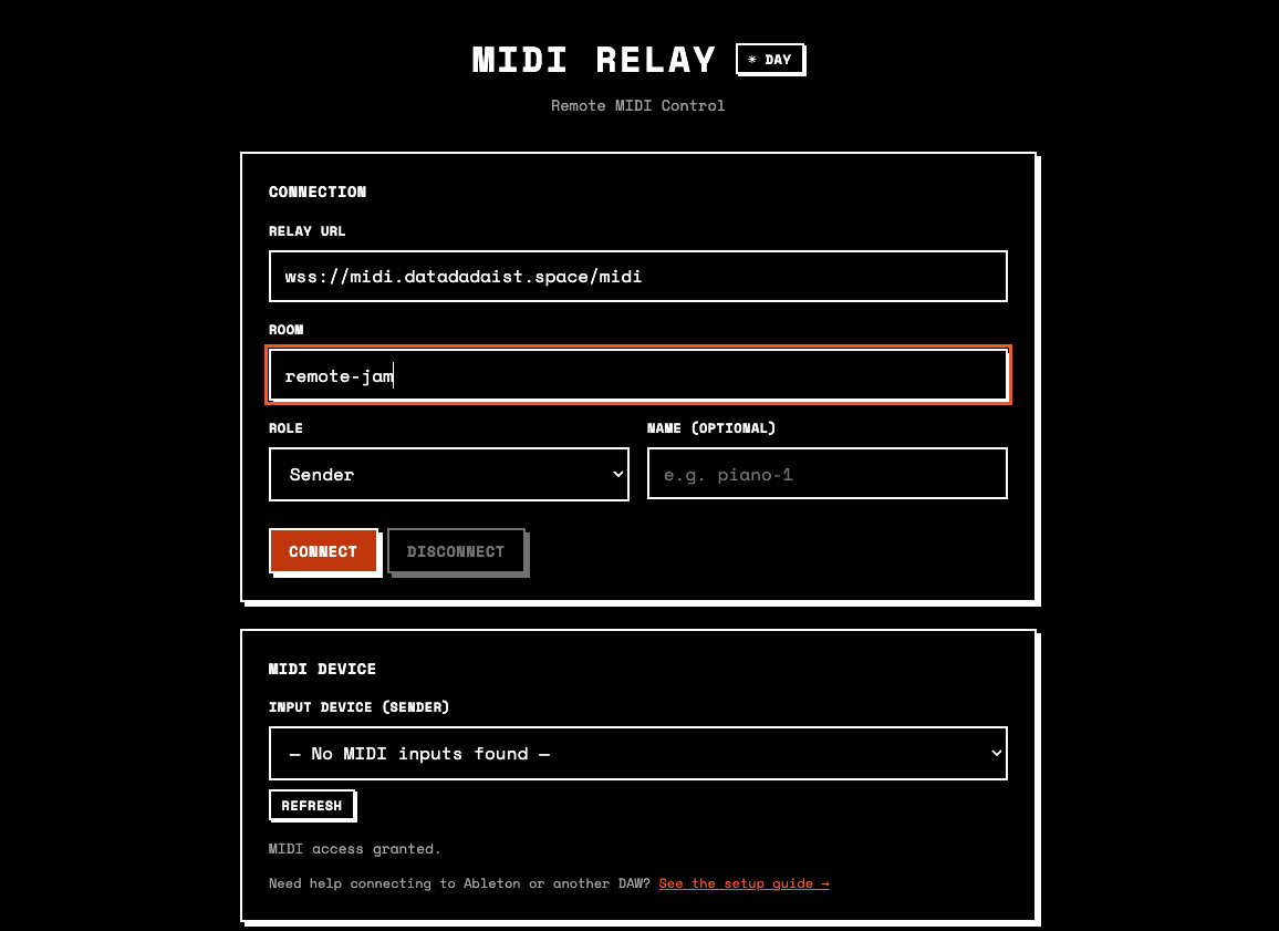 MIDI Relay